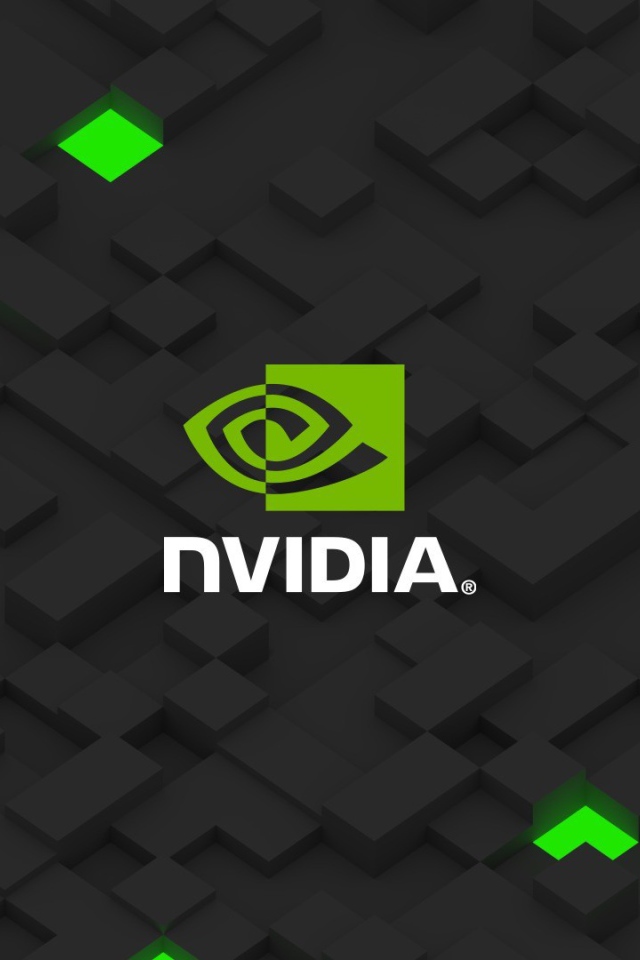 Логотип Nvidia в 3-Д