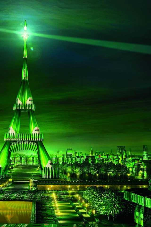 Париж в стиле пива Heineken