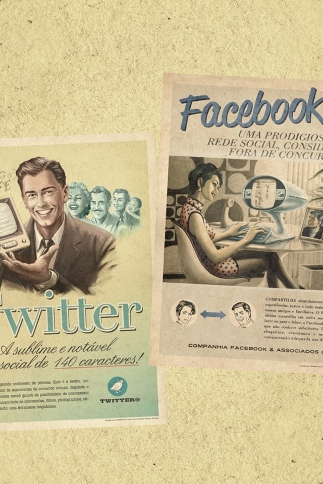 Ретро реклама интернет брендов