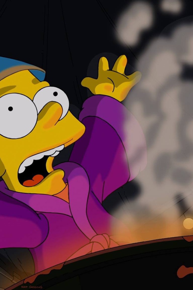 Барт Симпсон занимается колдовством