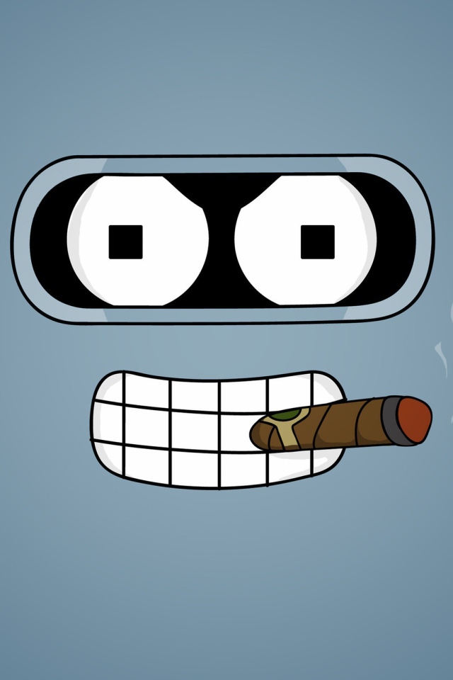 Бендер с сигарой во рту, Футурама