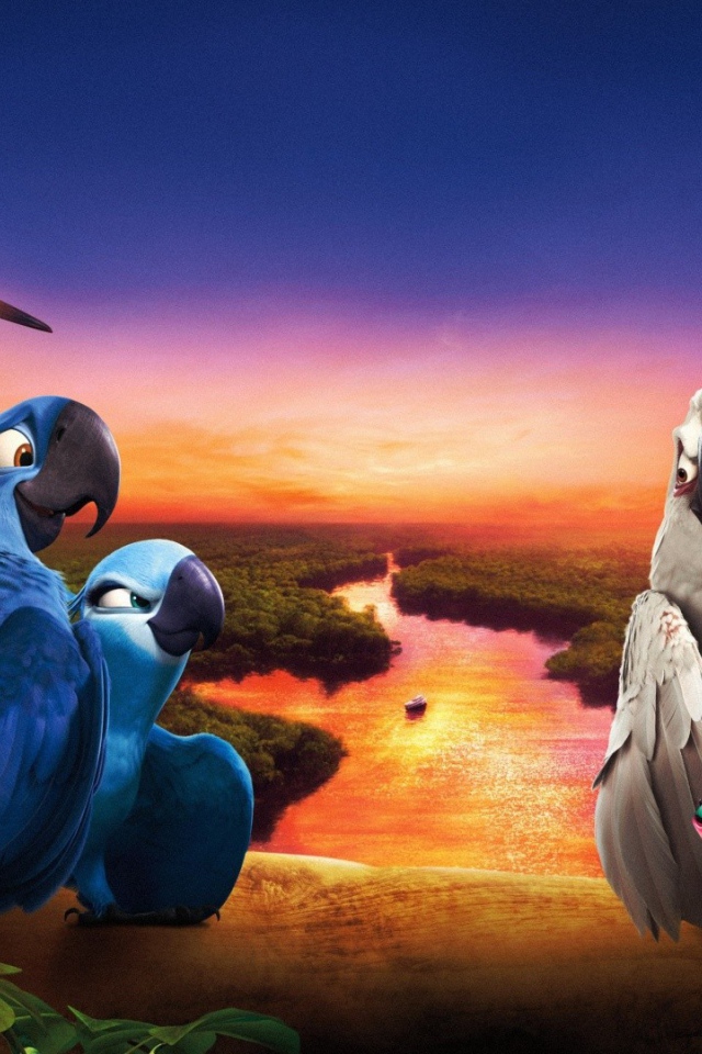 Птицы из мультфильма