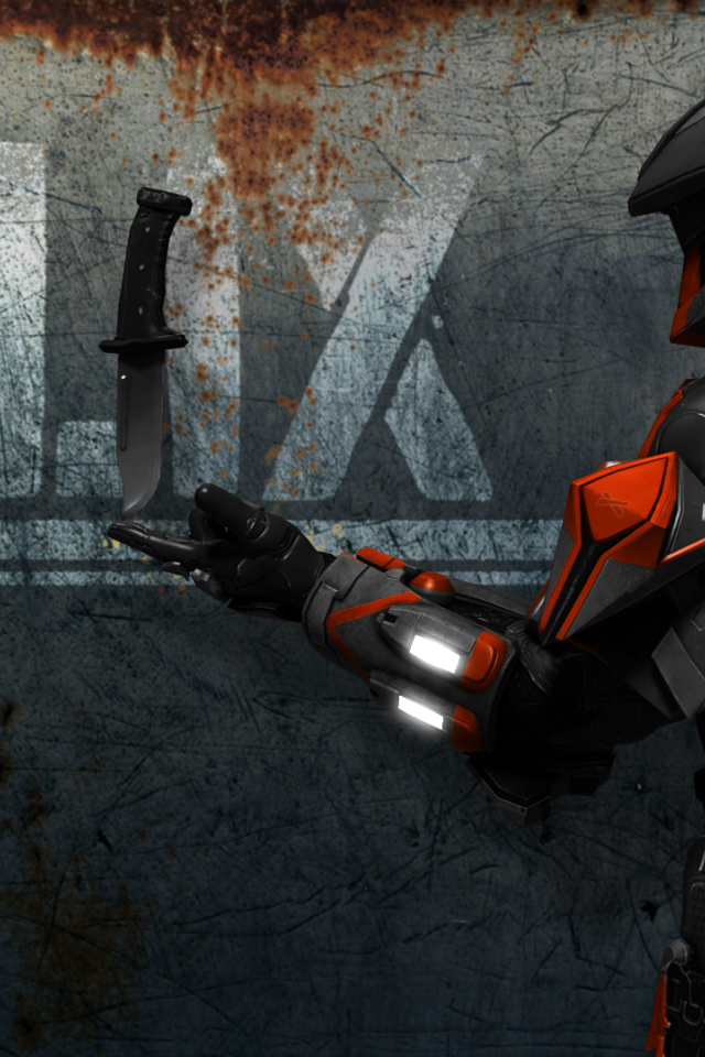 Черный персонаж мультфильма Red vs. Blue