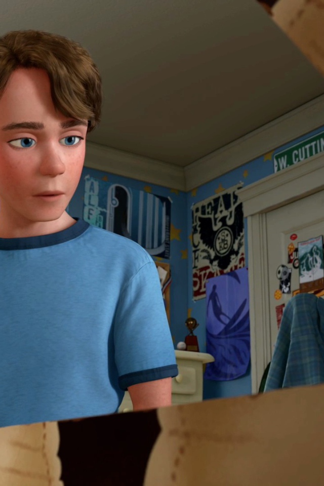 Мальчик из мультфильма История игрушек