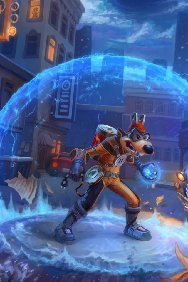 Злодей Мегавольт из мультфильма