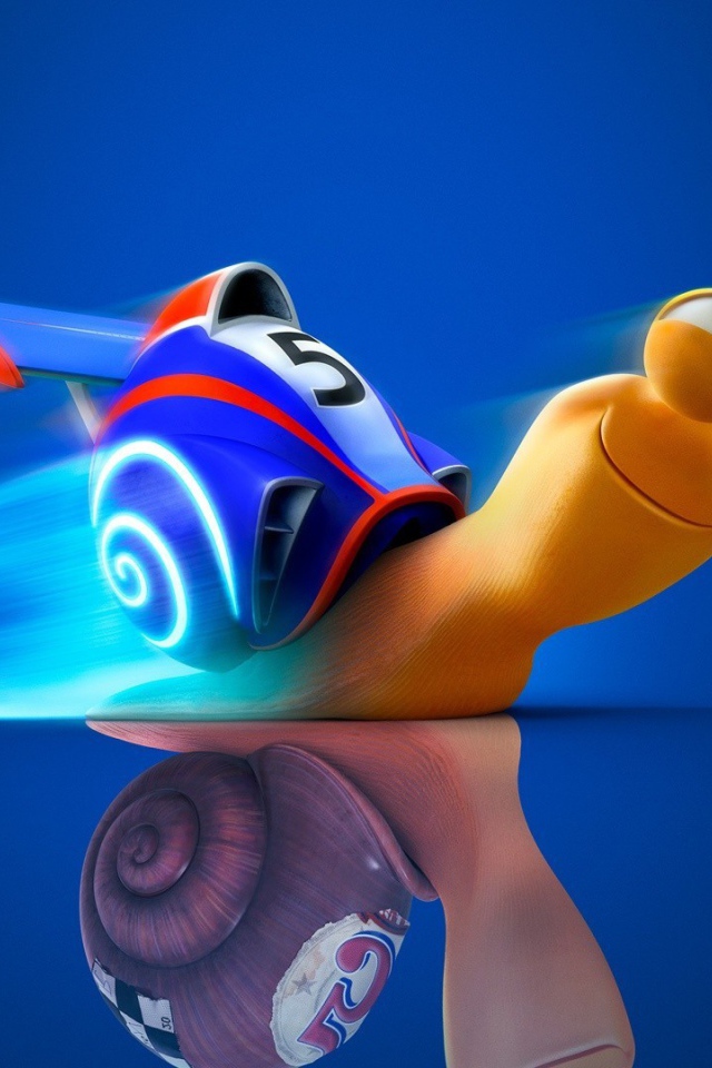 Быстрая улитка из мультфильма