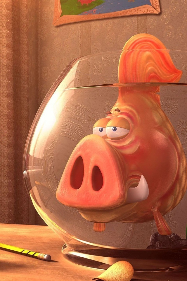 Рыба с носом поросенка, мультфильм