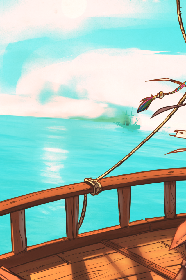 Девушка пират из мультфильма