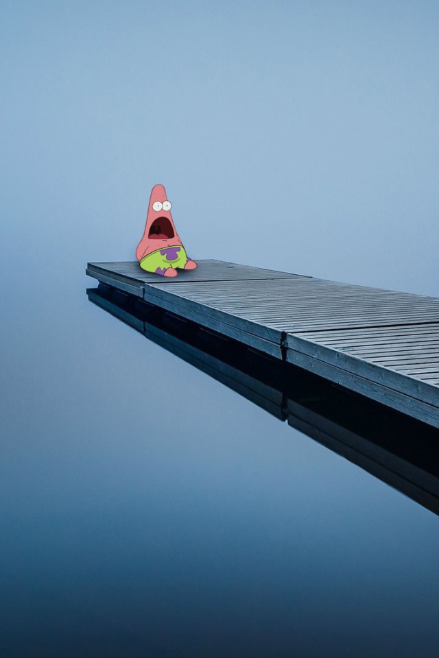 Патрик на причале, Спанч Боб