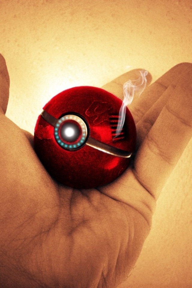 Покебол в руке