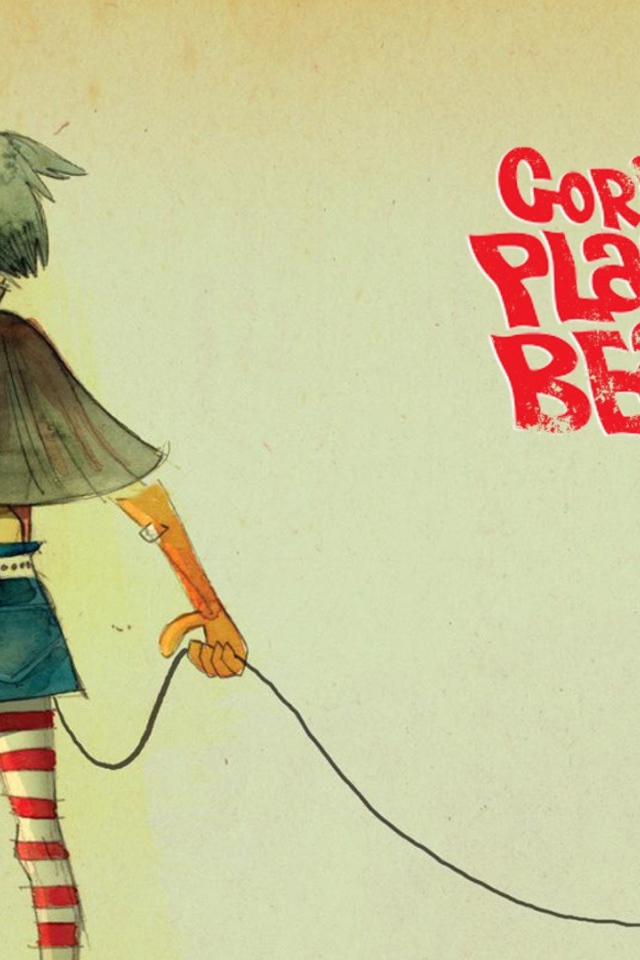 Постер арт проекта Gorillaz