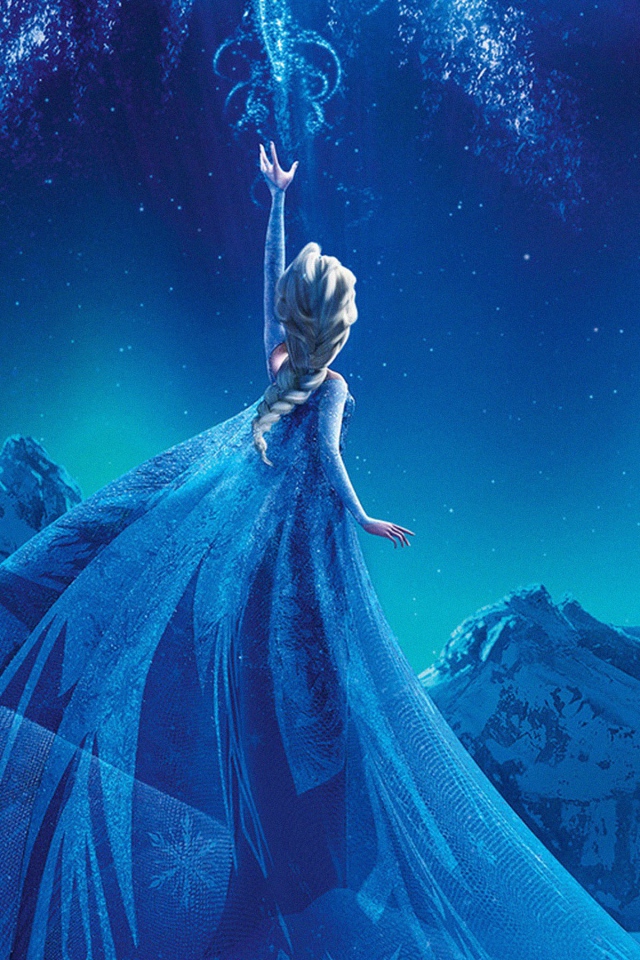 Принцесса Эльза в горах, мультфильм