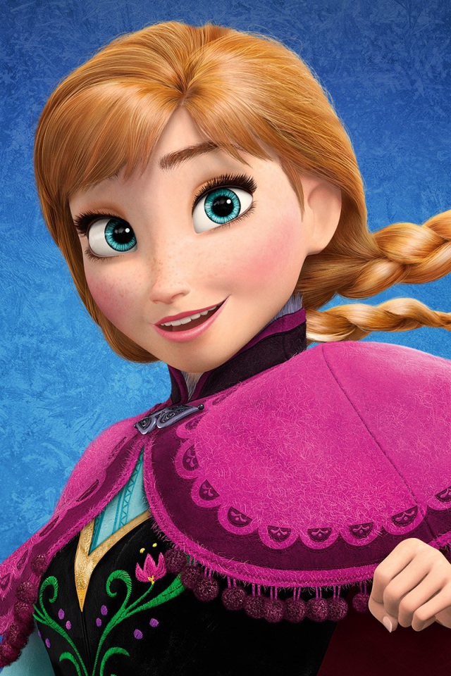 Рыжая девочка в мультфильме Холодное сердце
