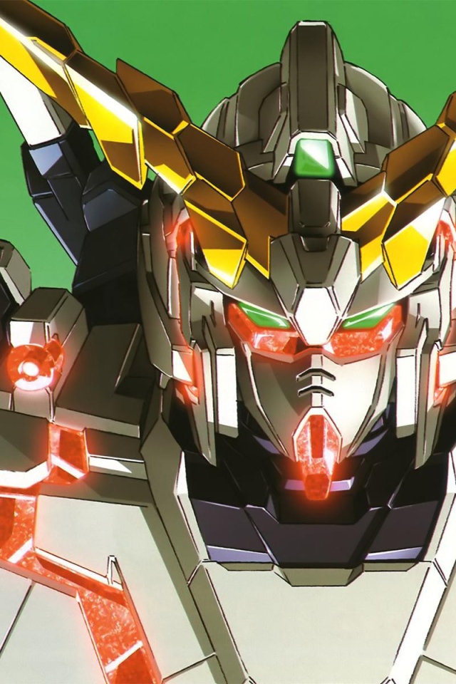 Робот из мультфильма Mobile Suit Gundam Unicorn