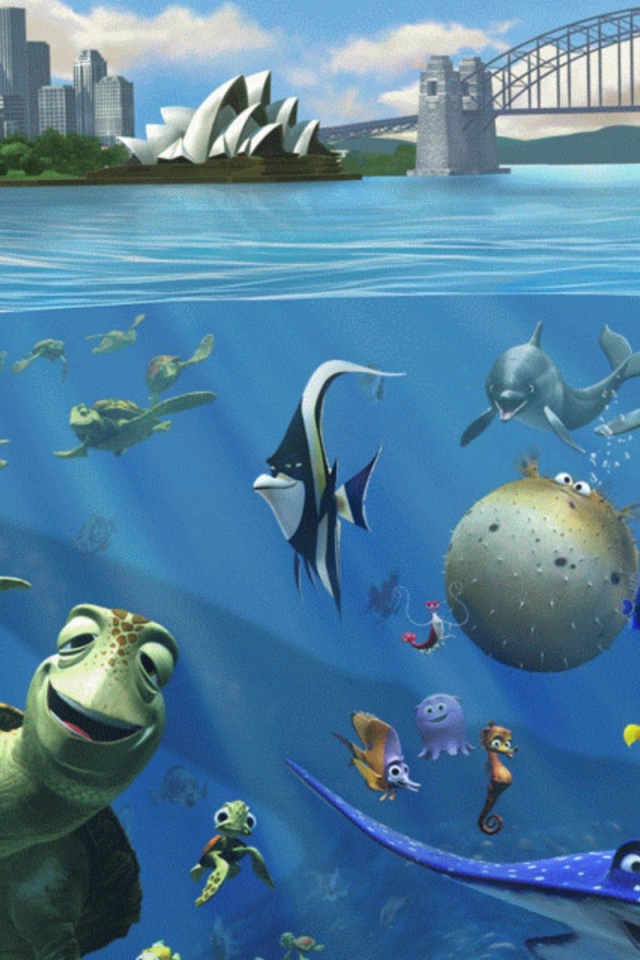 Подводный мир в мультфильме В поисках Немо