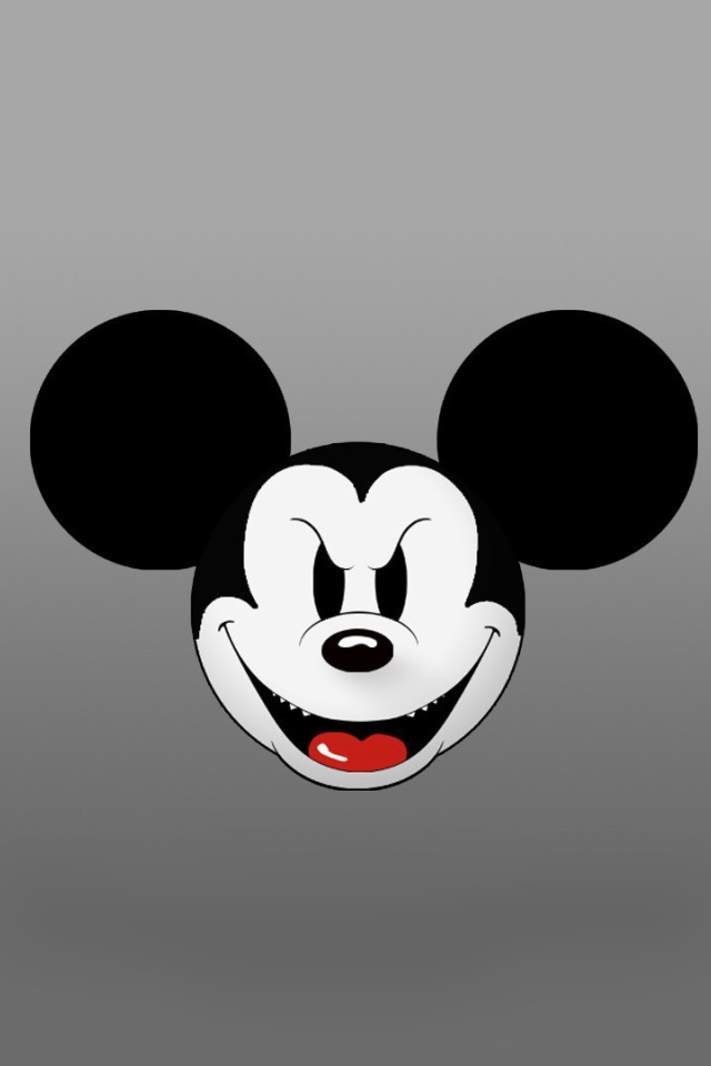 Злая мордочка Микки Мауса