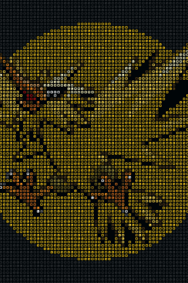 Желтый покемон из пикселей
