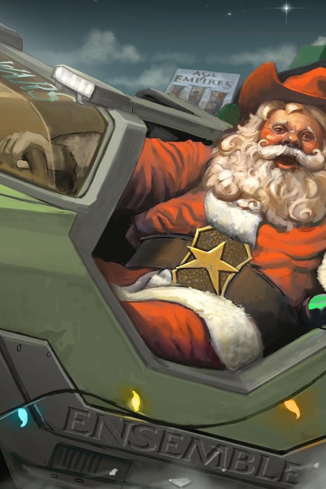 Военный Санта клаус