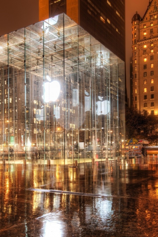 Магазин Эппл в Нью-Йорке