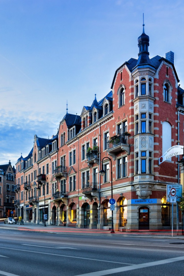 Площадь в Дрездене, Германия