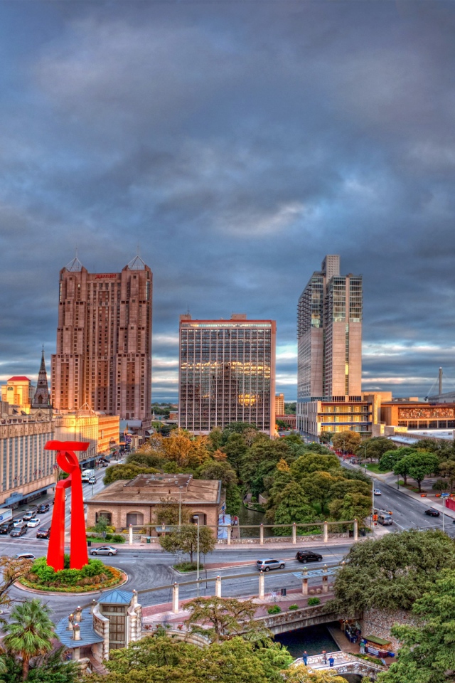 Центр города, HDR фото