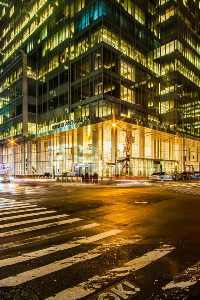 Перекресток в Нью-Йорке