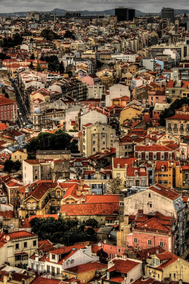 Плотная застройка в старинном городе