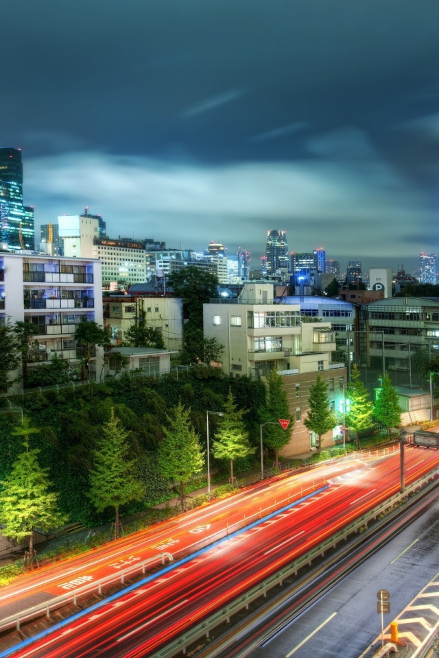 Вечерний пригород Токио