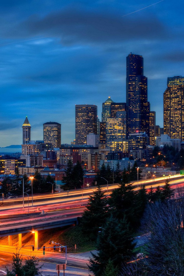 Автострада в Сиэтле, США