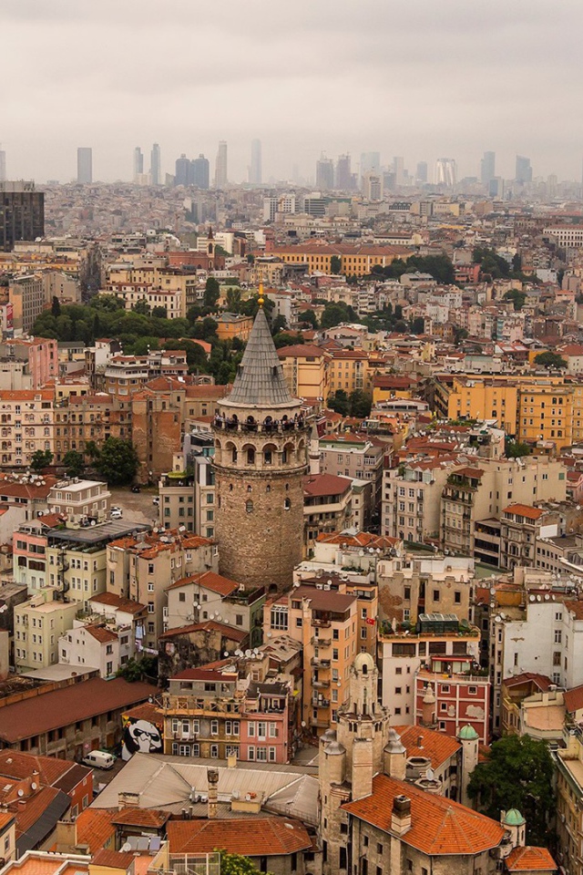 Галатская башня в Стамбуле, Турция