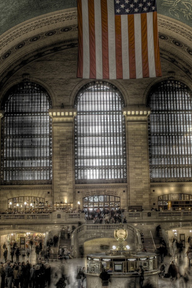 Внутри Центрального вокзала Нью-Йорка
