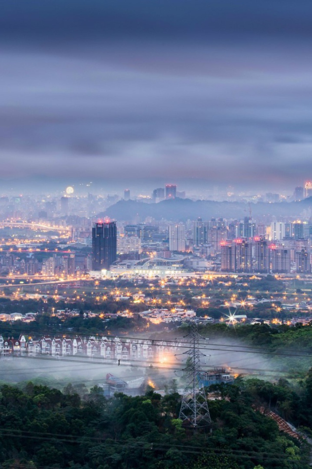 Туманный Тайбей на Тайване