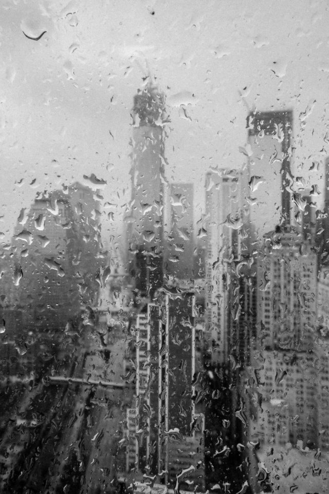 Нью Йорк через мокрое стекло