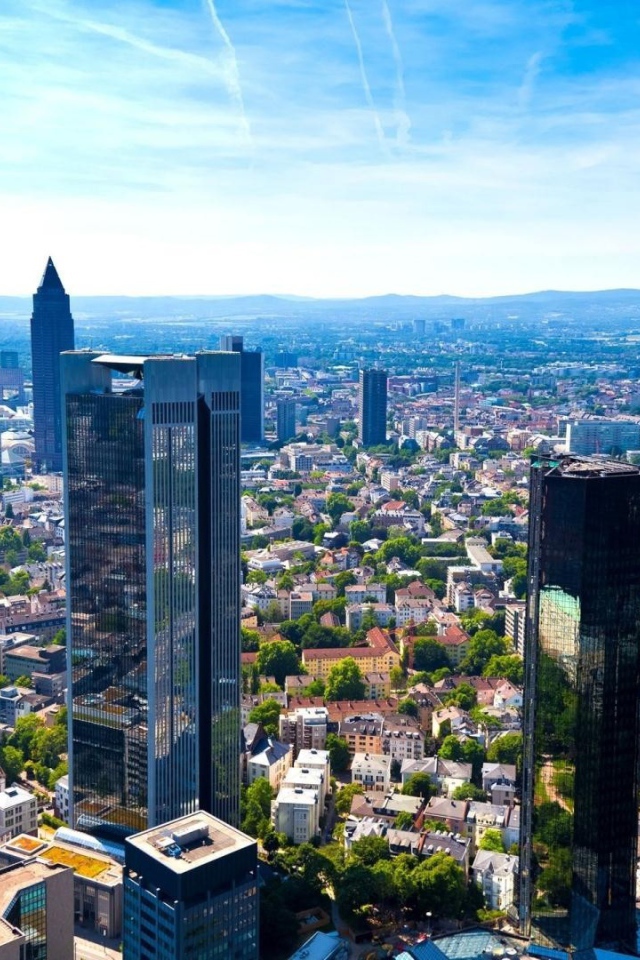 Панорама города Франкфурт