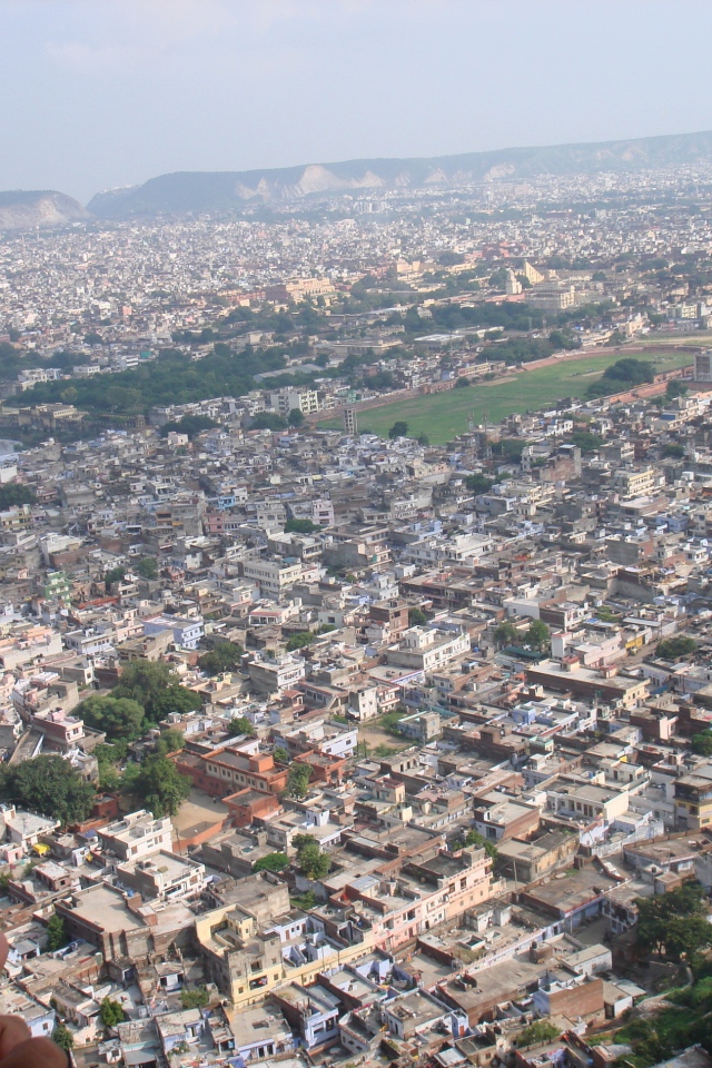 Панорама города в Индии