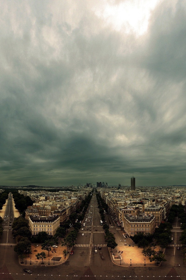 Панорама улиц в Париже