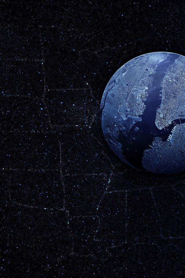 Планета Нью-Йорк на карте США