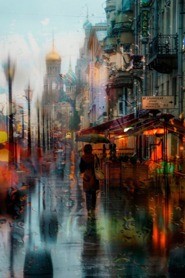 Дождь в Санкт Петербурге