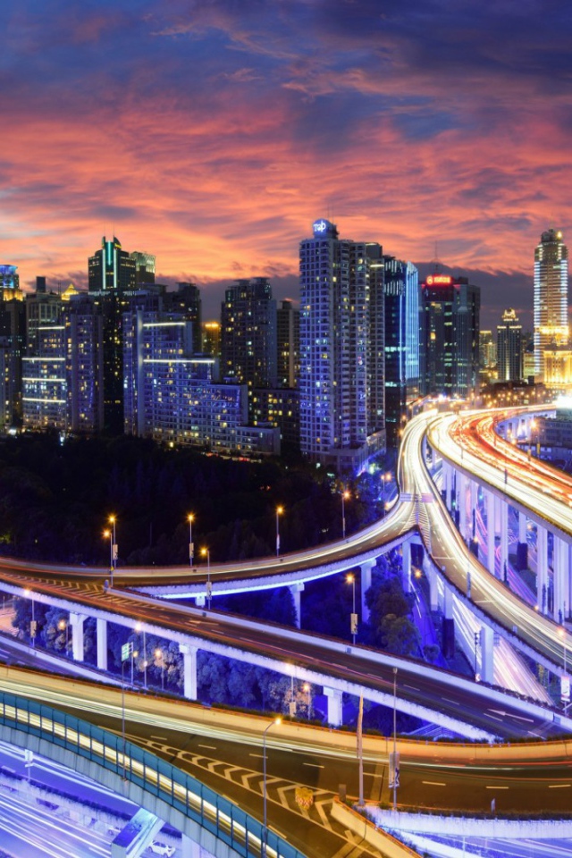 Дорожная развязка в Гонконге