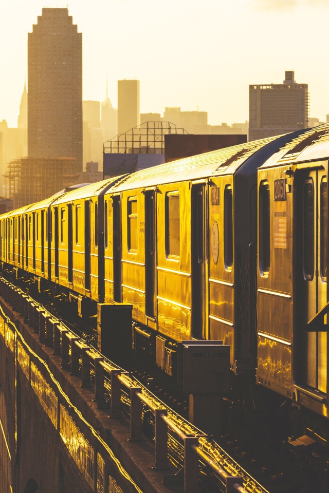 Надземное метро в Нью-Йорке