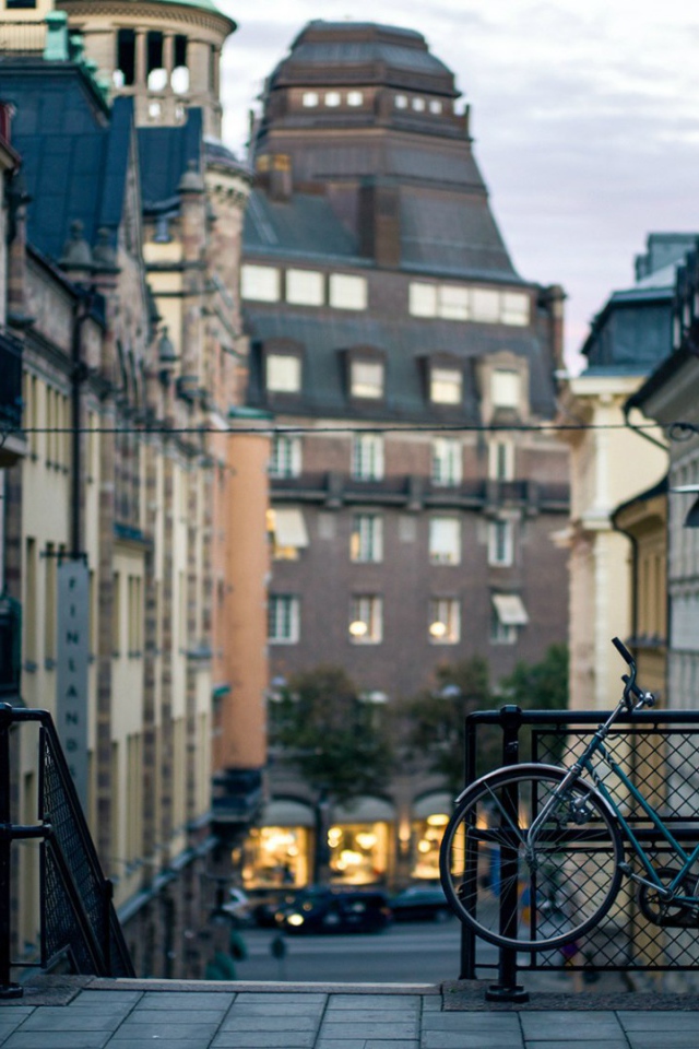 Улица в городе Стокгольм, Швеция