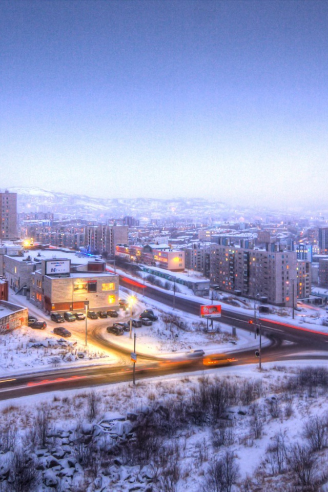 Улица в городе Мурманск