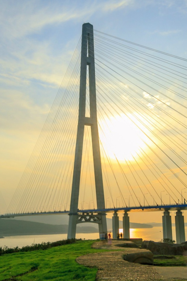 The bridge across the Golden Horn, Vladivostok