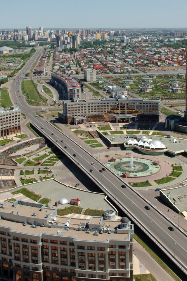 Центральная площадь Астаны, Казахстан