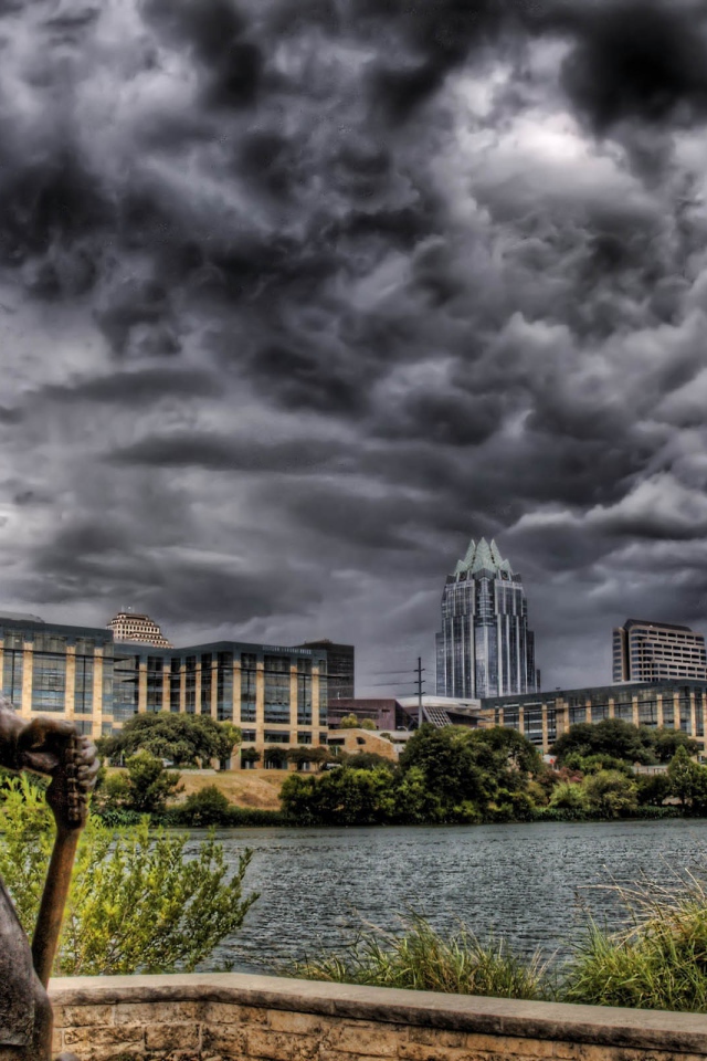 Памятник в городе Остин, Техас