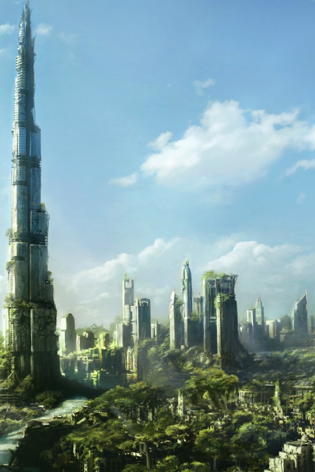 Руины города Дубай