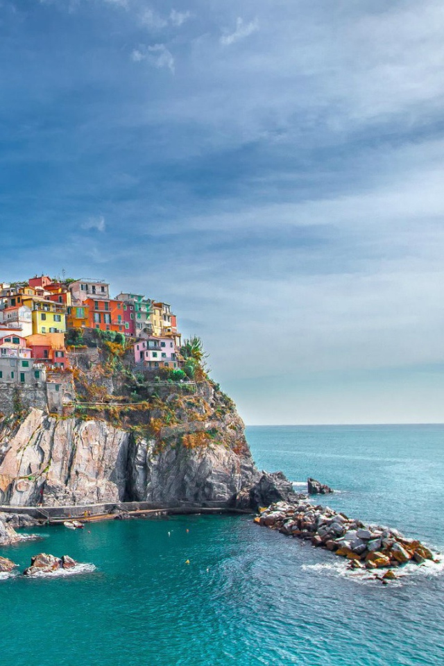 Городок Манарола, Италия