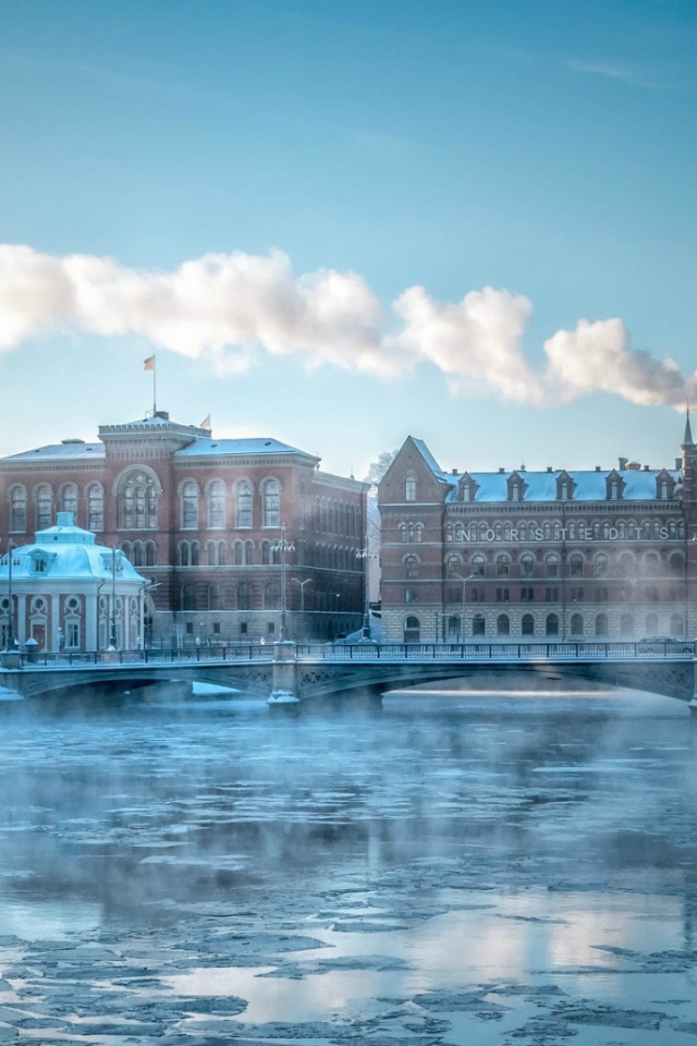 Зимний Стокгольм, Швеция