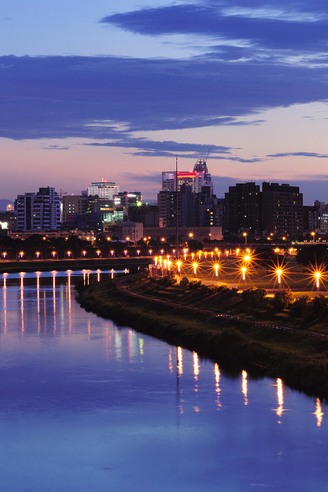 Река в городе Тайбей