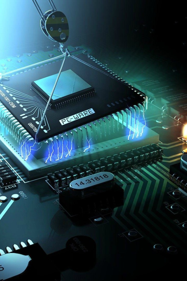 Установка компьютерного чипа